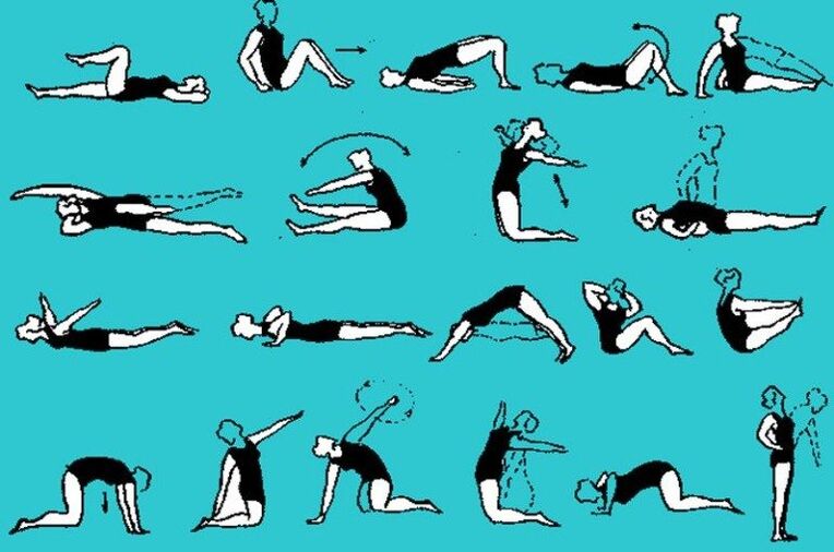 Um conjunto de exercícios para osteocondrose