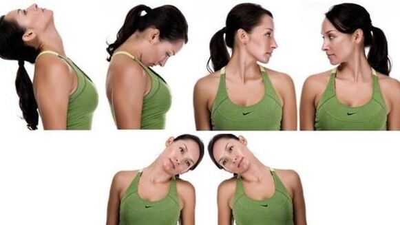 ginástica para o pescoço para osteocondrose